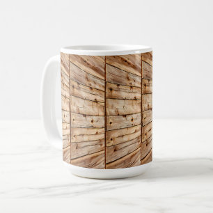 Wood Grain Coffee Mug