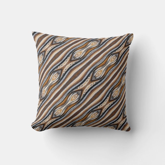 Wood Grain Knot Texture Cushion (Front)