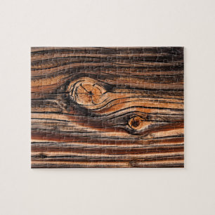 Wood Grain Knot Texture  Jigsaw Puzzle