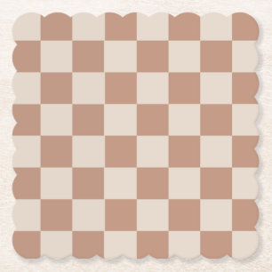 Wood Grain  Paper Coaster