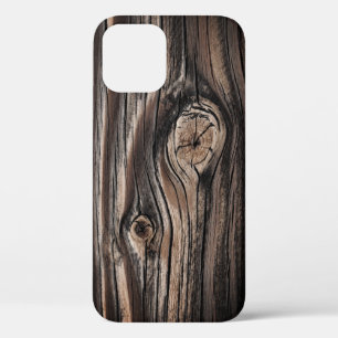 Wood Grain Pattern iPhone 12 Case