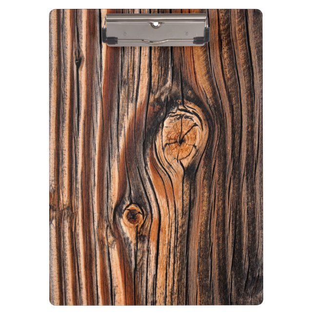 Wood Grain Pattern Clipboard (Front)