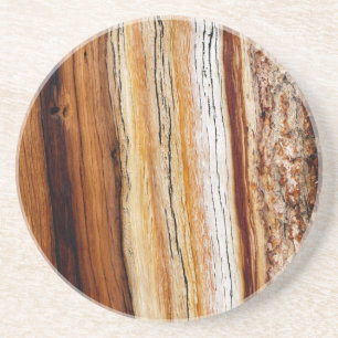 Wood Grain Pattern Coaster
