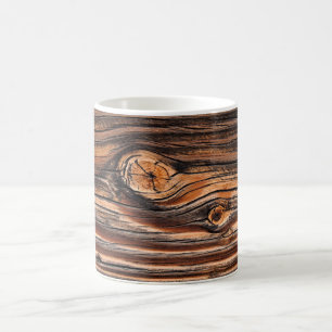 Wood Grain Pattern Coffee Mug