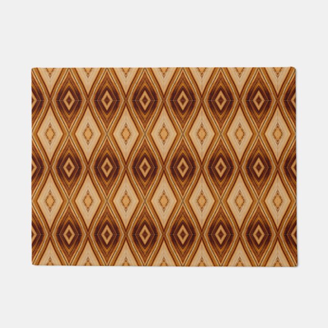 Wood Grain Pattern Doormat (Front)