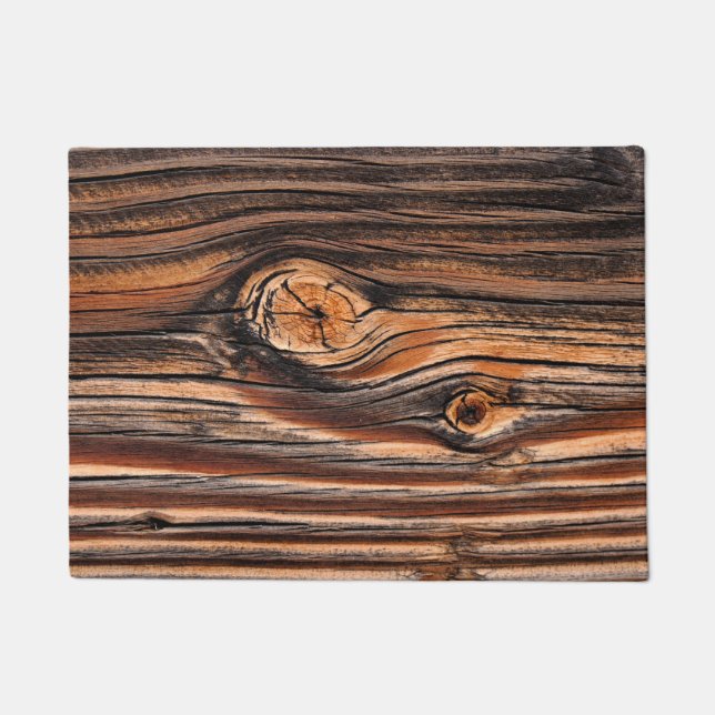 Wood Grain Pattern Doormat (Front)