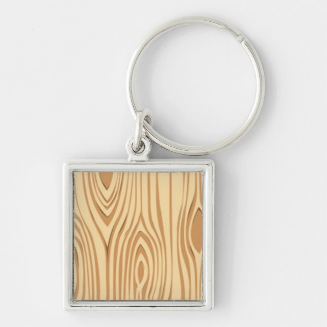 WOOD GRAIN PATTERN KEY RING (Front)