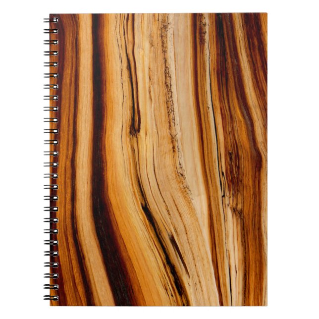 Wood Grain Pattern  Notebook (Front)