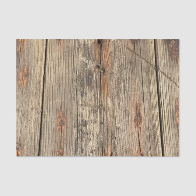 WOOD GRAIN PATTERN PHOTO TISSUE PAPER (Front)