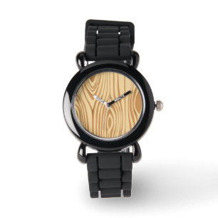 WOOD GRAIN PATTERN WATCH