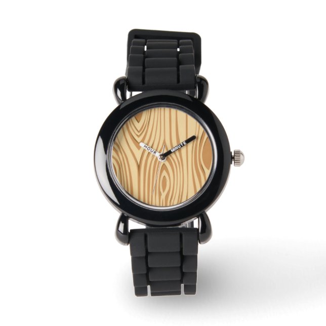 WOOD GRAIN PATTERN WATCH (Front)