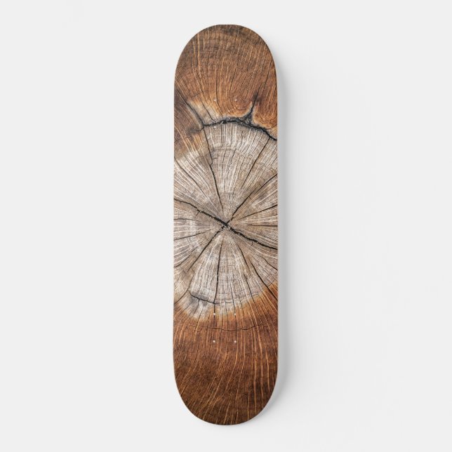 Wood Grain Skateboard (Front)