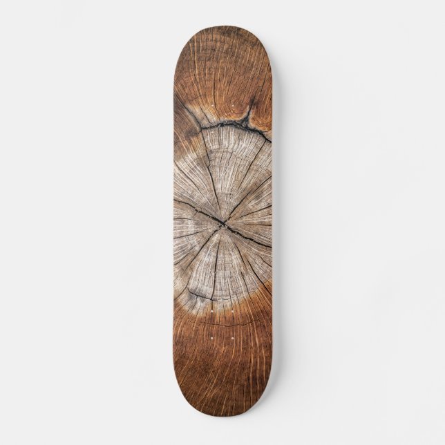 Wood Grain Skateboard (Front)