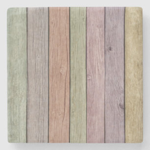 Wood Grain Stone Coaster