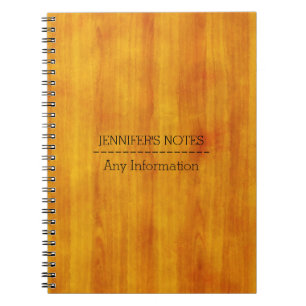Wood Grain Texture #2 Spiral Notebook