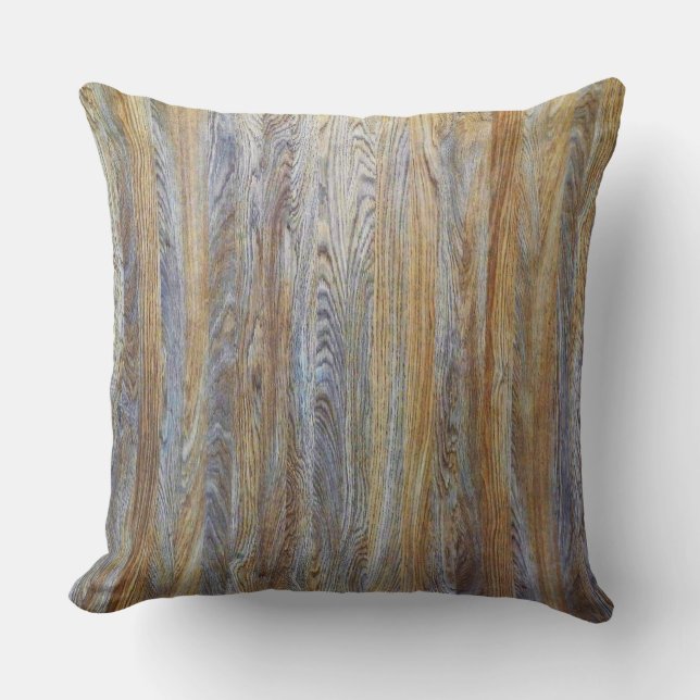 Wood Grain Texture #4 Cushion (Front)