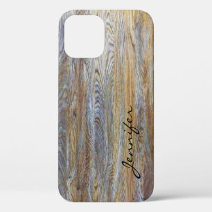Wood Grain Texture iPhone 12 Pro Case
