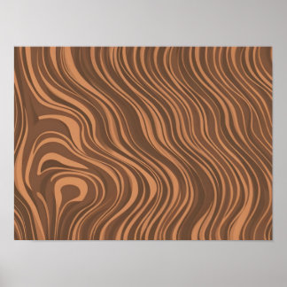 Wood Grain Texture Vector: Detailed Wood Pattern Poster