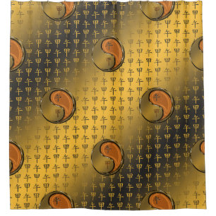 Wood Horse Shower Curtain