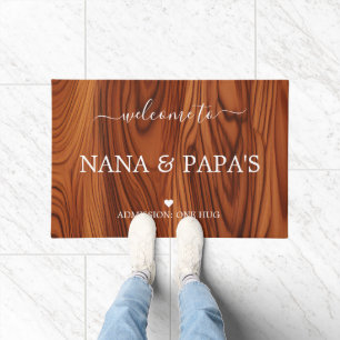 Wood House Doormat