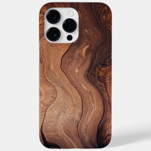 Wood In Motion Pattern Rustic Natural Stylish Case-Mate iPhone 14 Pro Max Case