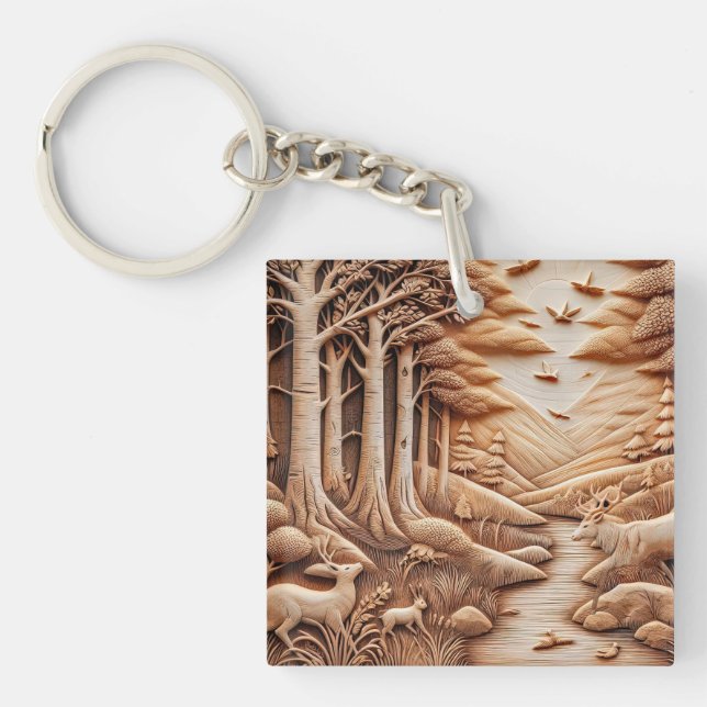 Wood Key Ring (Front)