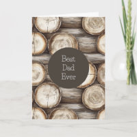 Wood Log Cabin Birthday