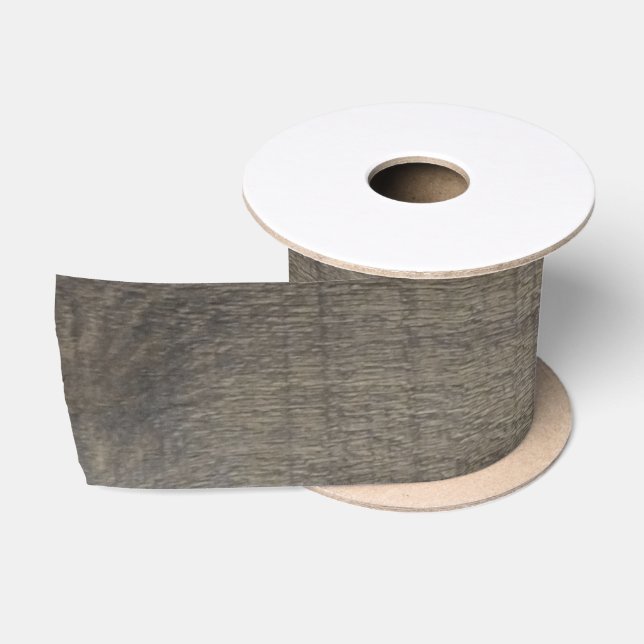 "Wood Look" Satin Ribbon (Spool)