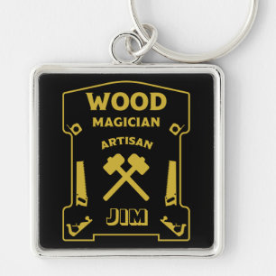 Wood Magician  Key Ring