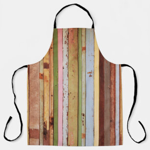 Wood Material: Vintage Wallpaper Texture Apron