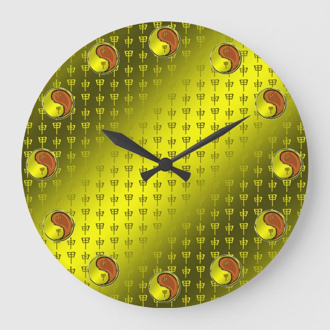 Wood Monkey Large Clock (Front)