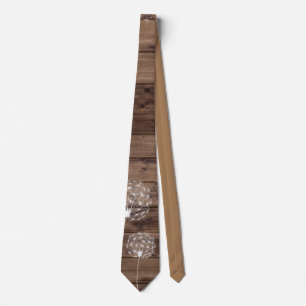 Wood n Dandelions Tie