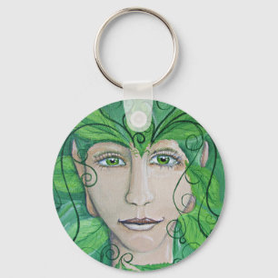 Wood Nymph Key Ring, Key Chain