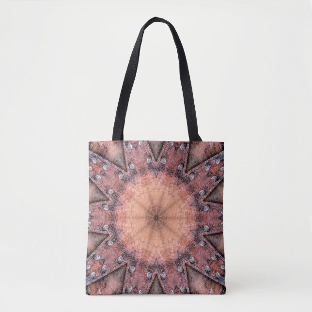 Wood of a viking ship abstract tote bag (Front)