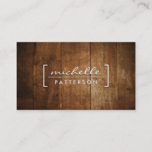 Wood Panels Business Card