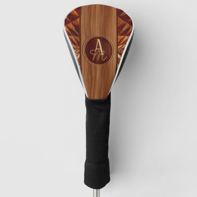 Wood Pattern Golf Head Cover (Front)