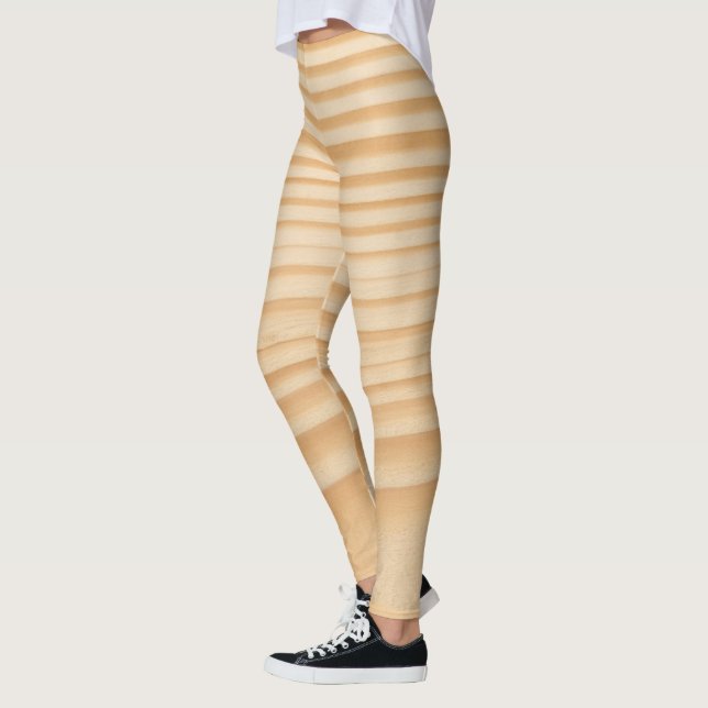 Wood pattern leggings (Left)