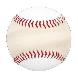 Wood Patterned Baseball