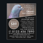 Wood Pigeon, Pest Control Advertising Flyer<br><div class="desc">Wood Pigeon,  Pest Control Advertising Flyer by The Business Card Store.</div>