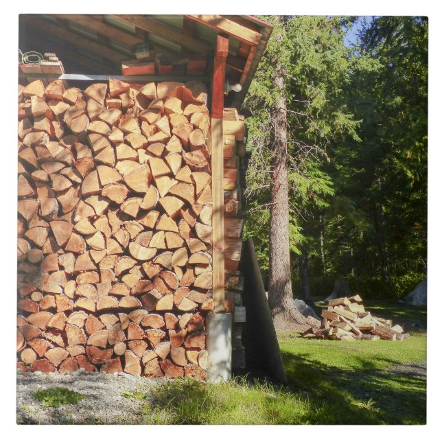 Wood Pile for Bon Fires Tile (Front)