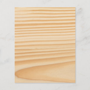 Wood plank pattern flyer