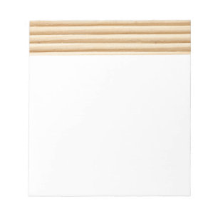 Wood plank stripes pattern notepad