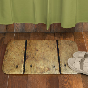 Wood Planks Bath Mat