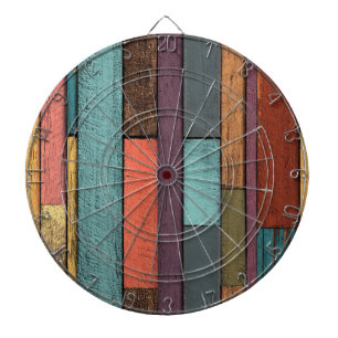 Wood Planks Dartboard
