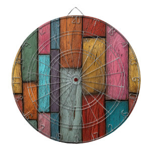Wood Planks Dartboard