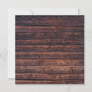 Wood Planks With Grain Details Closeup Photo Image Card