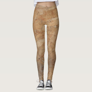 Wood Plywood - Power Yoga Leggings