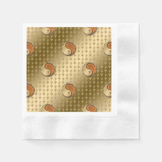 Wood Rat Napkin (Front)
