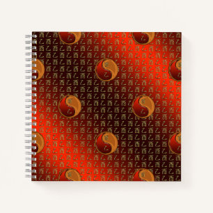 Wood Rooster Notebook