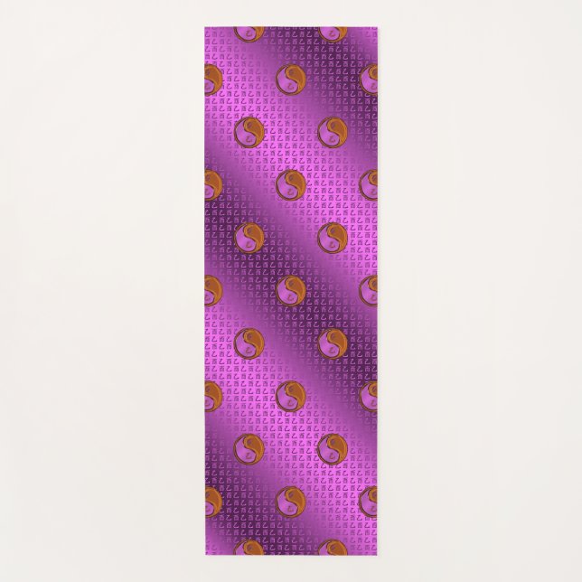 Wood Rooster Yoga Mat (Front)